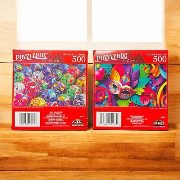 🧩 Puzzlebug Bundle (x2) 500 PCS Puzzles - Picture 2 of 6